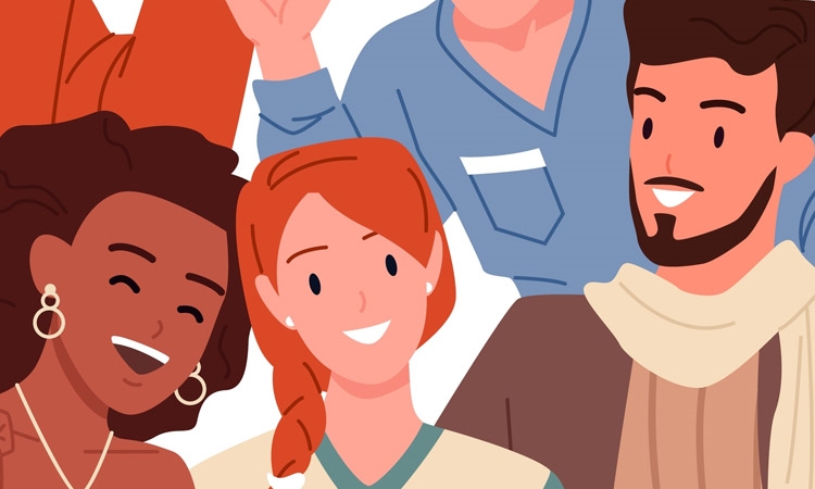 image of a ethnically and culturally diverse group of adults